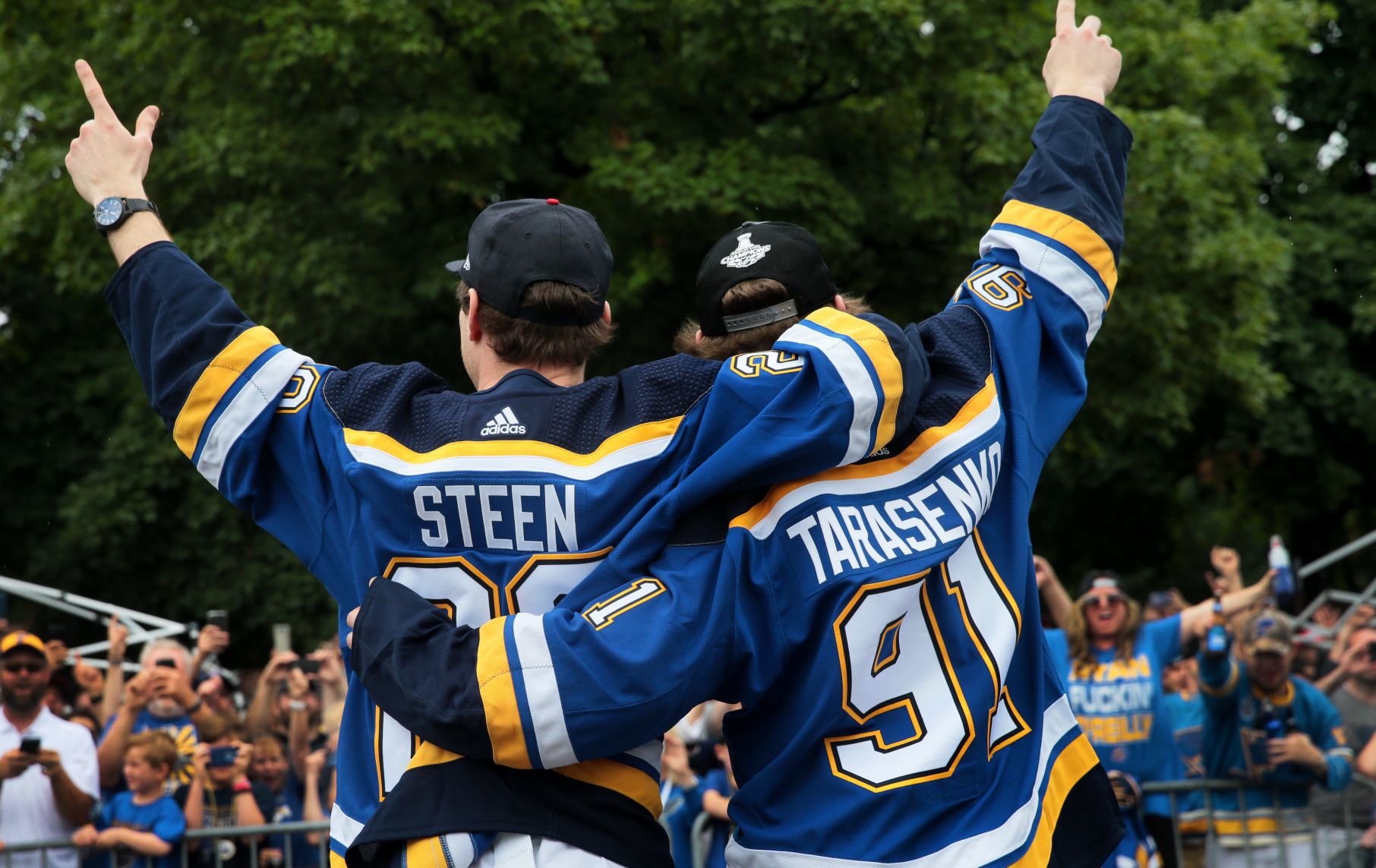 Scenes from Blues Stanley Victory Parade